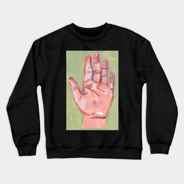 Hand Painting Crewneck Sweatshirt by AnitasArtStore